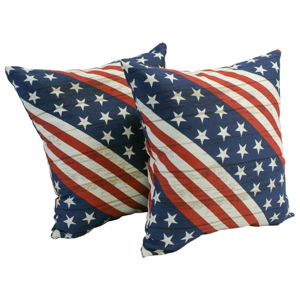 Spun Polyester 17-inch Outdoor Throw Pillows (Set of 2) CO-JO18-07-S2. Picture 1