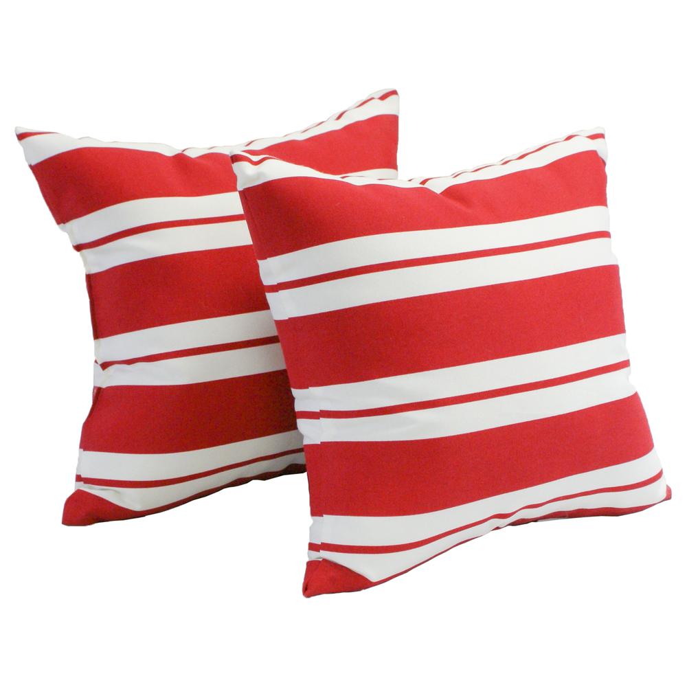 Spun Polyester 17-inch Outdoor Throw Pillows (Set of 2) CO-JO18-12-S2. Picture 1