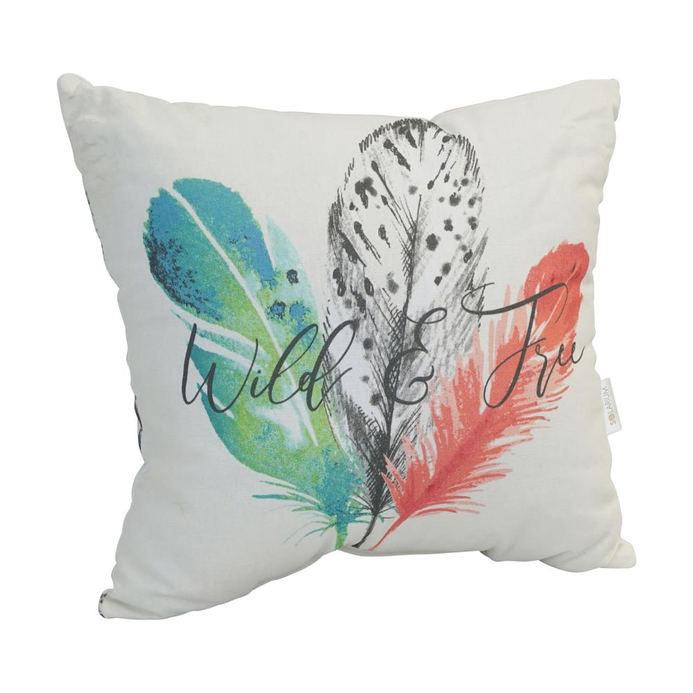 Spun Polyester 17-inch Double-sided Outdoor Throw Pillow  CO-JO18-DS-04-S1. Picture 1