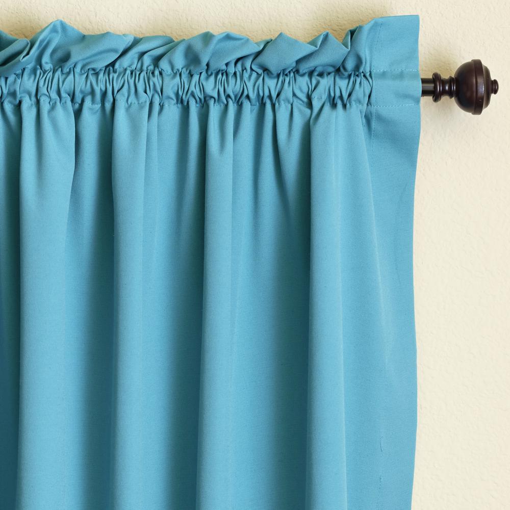 Blazing Needles 108-inch by 52-inch Twill Curtain Panels (Set of 2). Picture 3