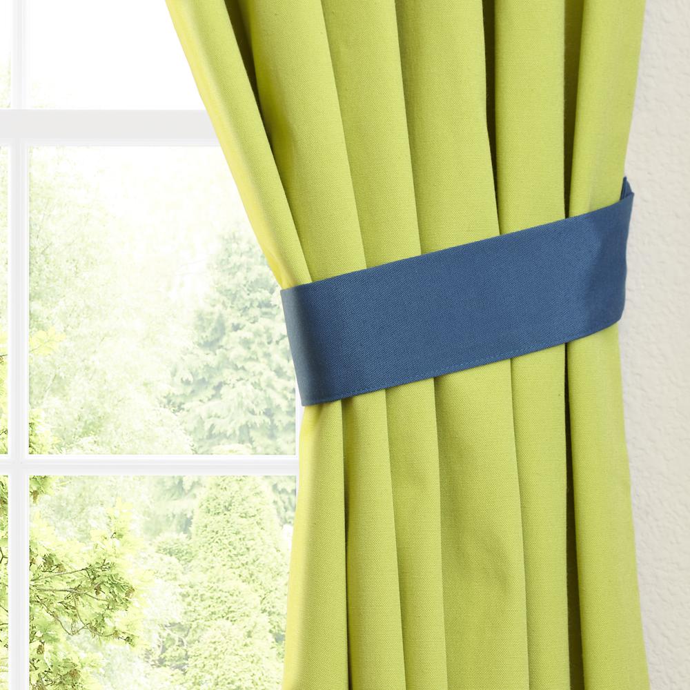 Blazing Needles 63-inch by 52-inch Twill Insulated Blackout Two-Tone Reversible Curtain Panels (Set of 2). Picture 1