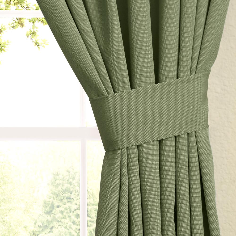 Blazing Needles 63-inch by 52-inch Twill Curtain Panels (Set of 2). Picture 1