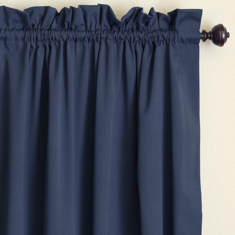 Blazing Needles 84-inch by 52-inch Twill Curtain Panels (Set of 2). Picture 3