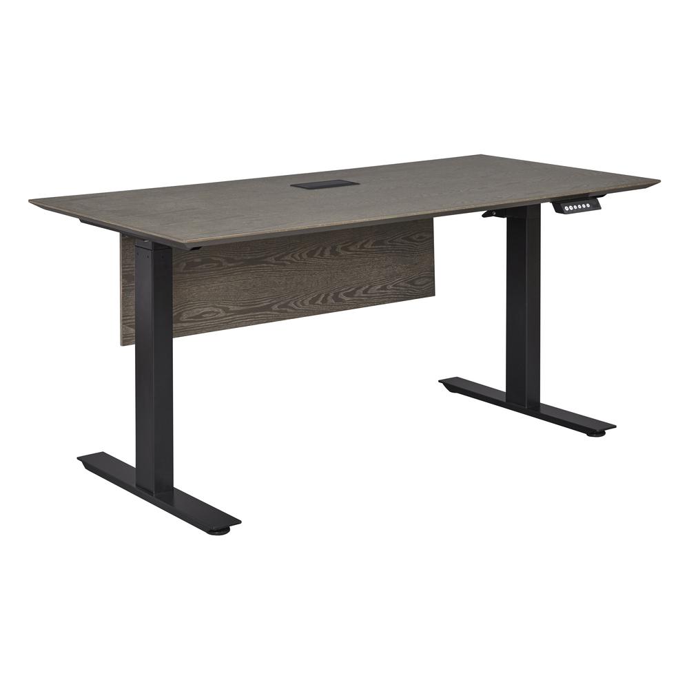 Grey O/71/30/SS Desk 71*30". Picture 2