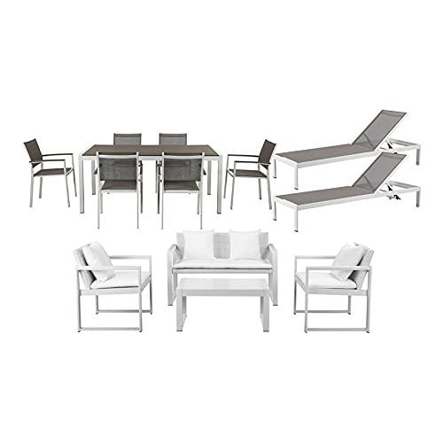 Chester 13 Piece Set White/Grey. Picture 1