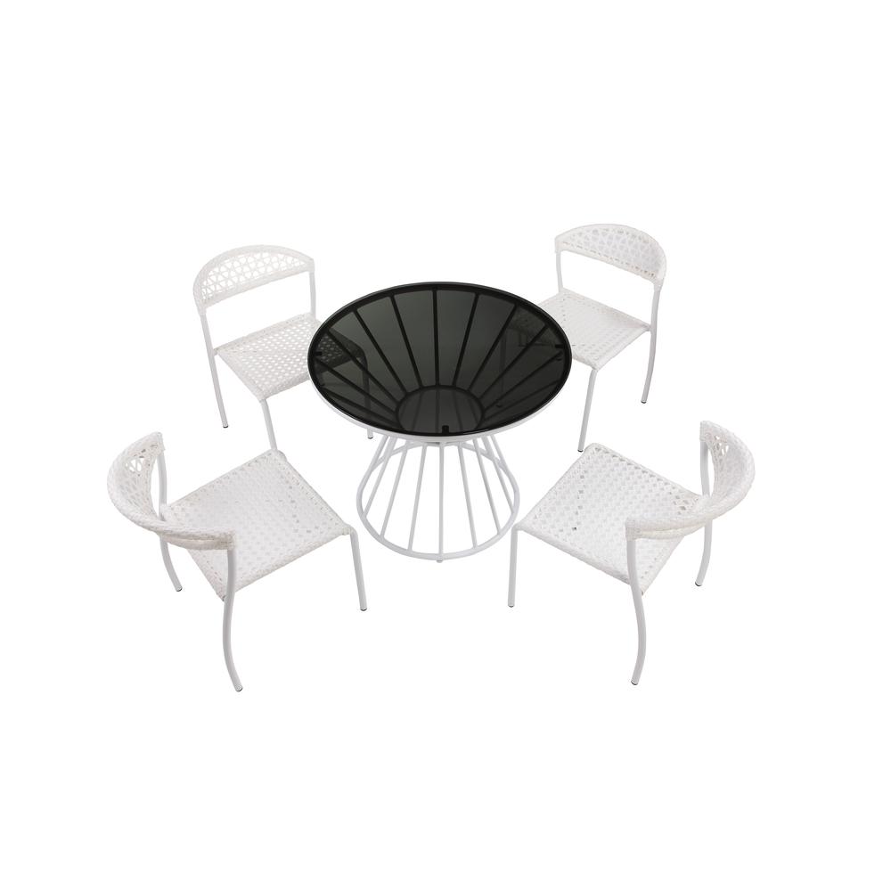 Rose 5 Piece Dining Set. Picture 1