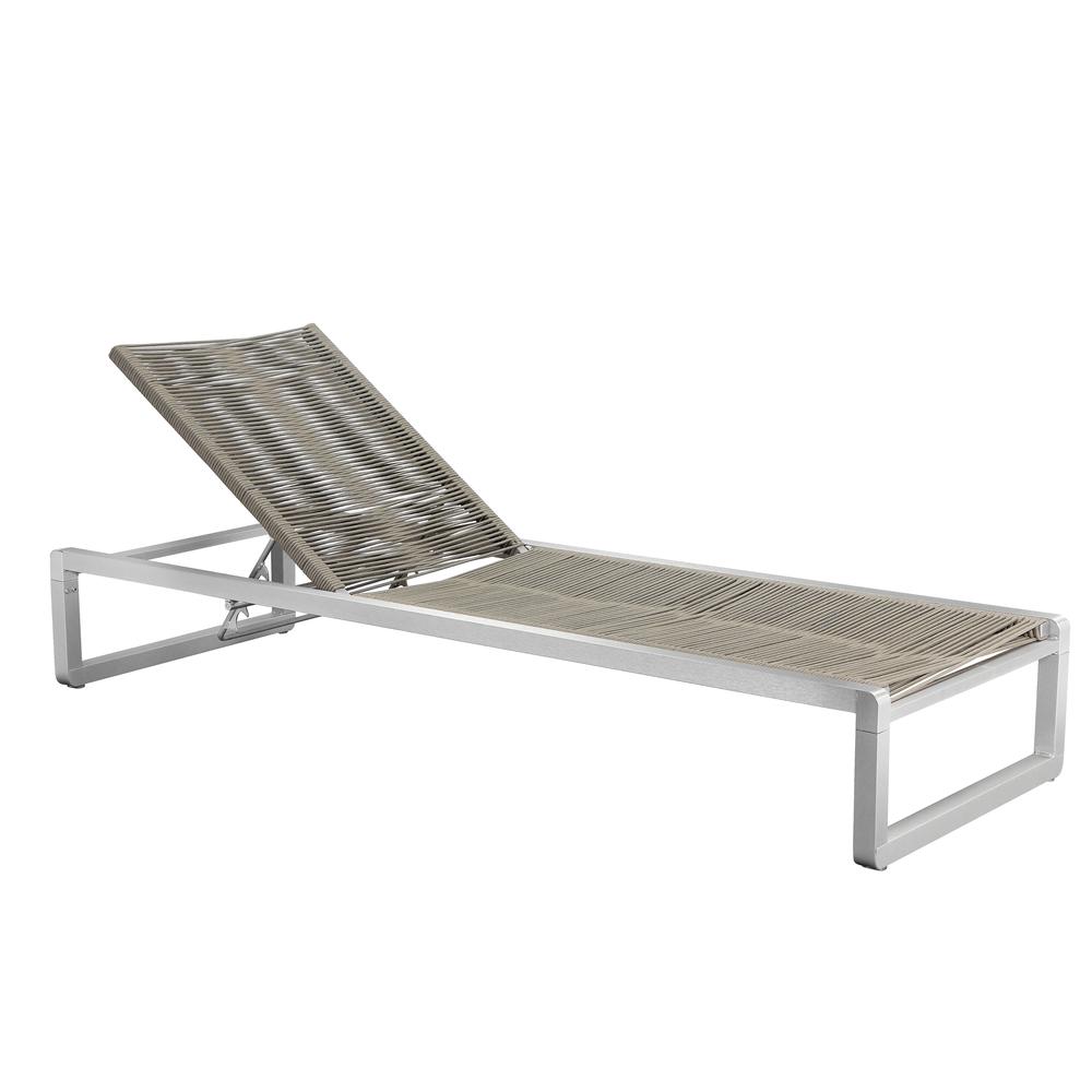 Bella Lounger, Grey. Picture 1