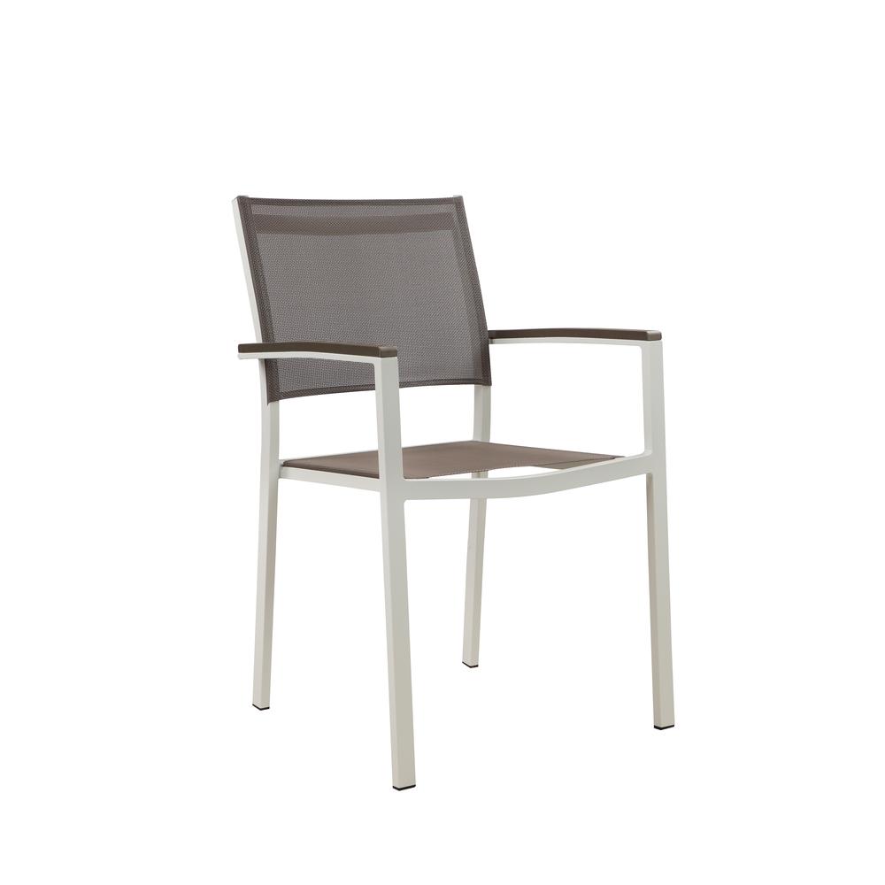 David Dining Chairs, White Grey. Picture 1