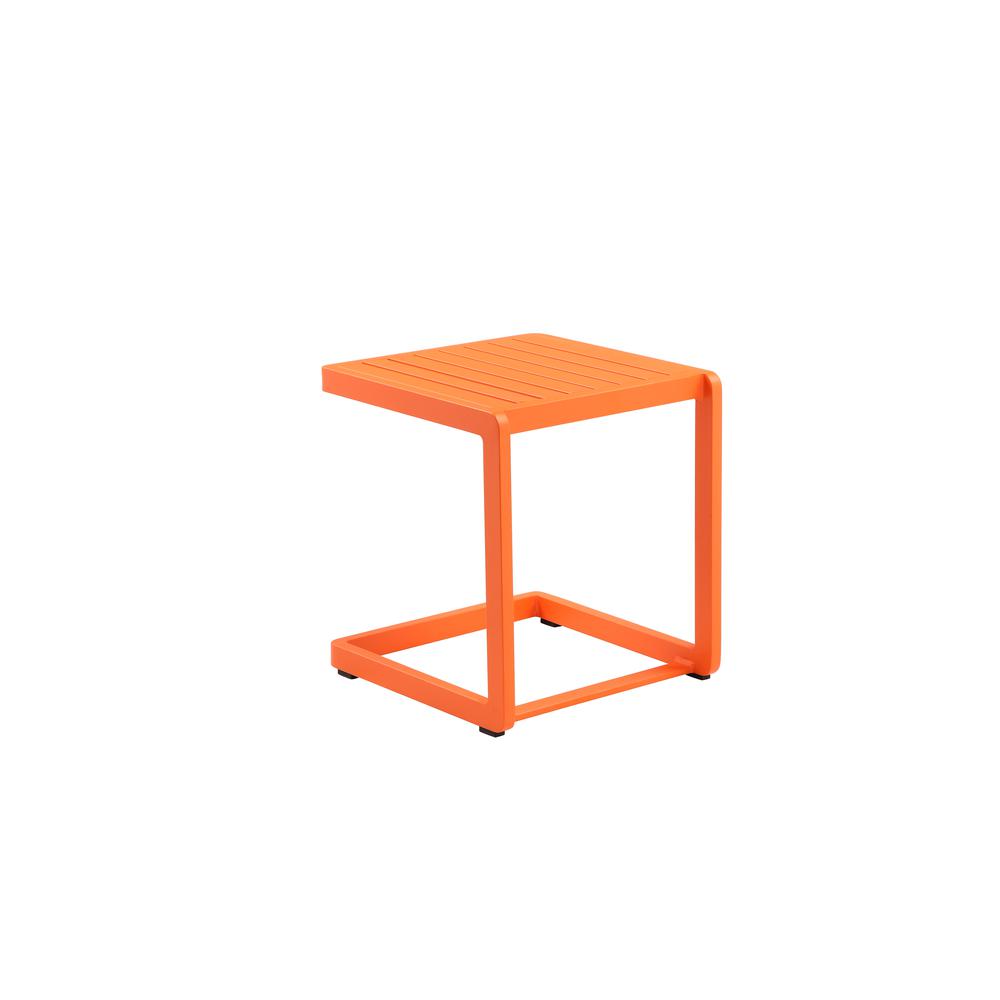 Chris Side Table Orange. Picture 1