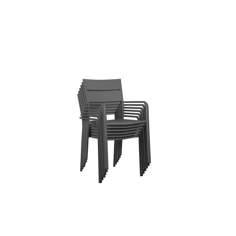 Miami Set Of 6 Chairs, Grey. Picture 1