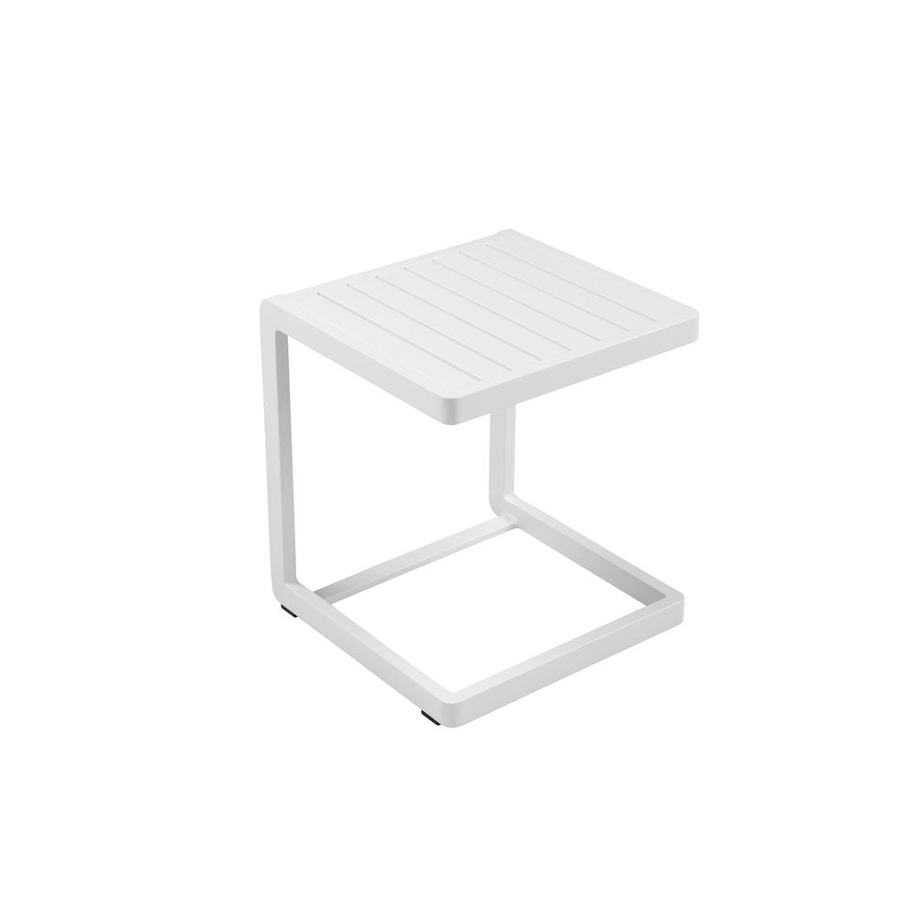 Chris Side Table White. Picture 1