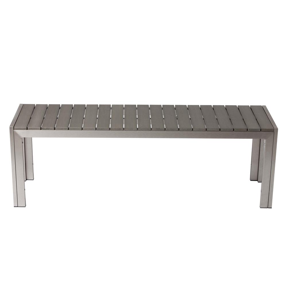 Breeze Bench, Brush Grey. Picture 1