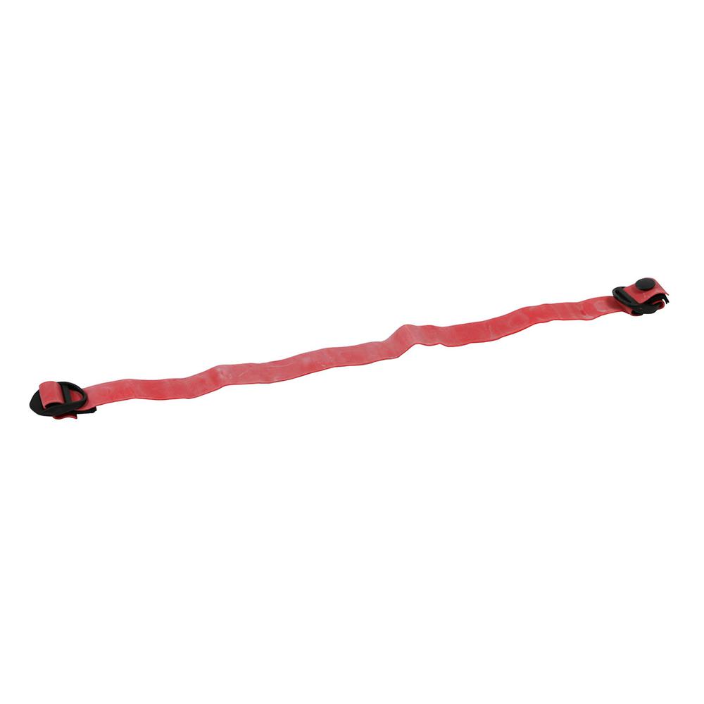 CanDo® Adjustable Exercise Band, Red - light, 10 each. Picture 1