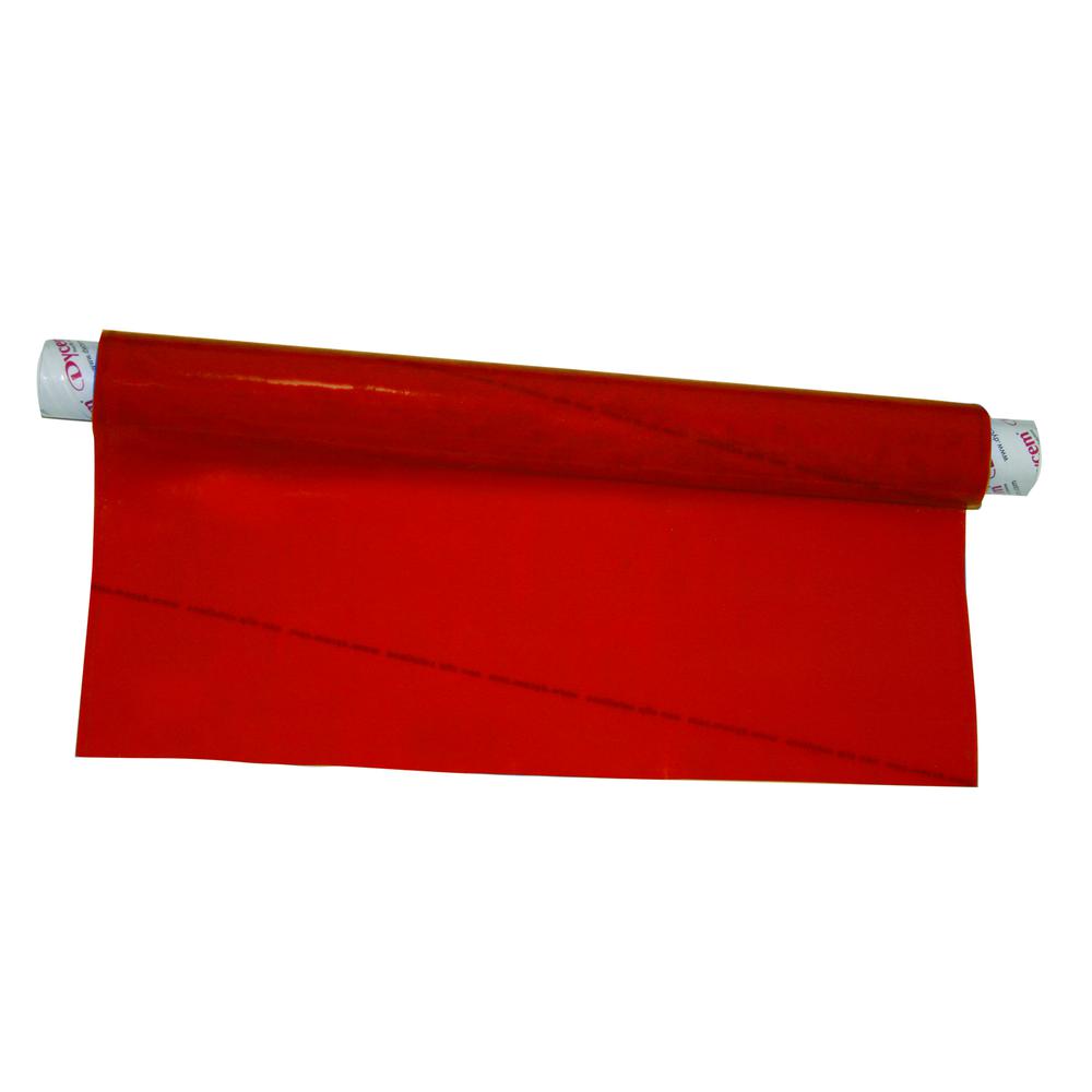 Dycem® non-slip material, roll, 16x3-1/4 foot, red