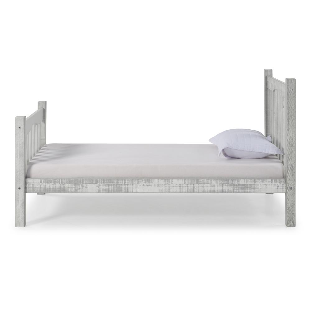 Rustic Mission Twin Bed, Rustic Gray. Picture 8