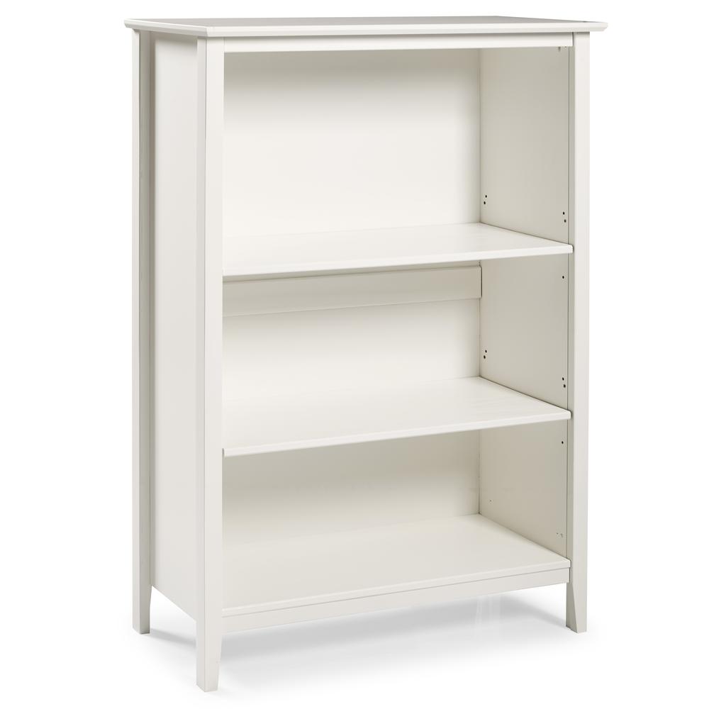 Simplicity Tall Bookcase, White. Picture 8