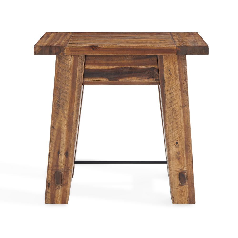Durango 27"W Industrial Wood End Table. Picture 12