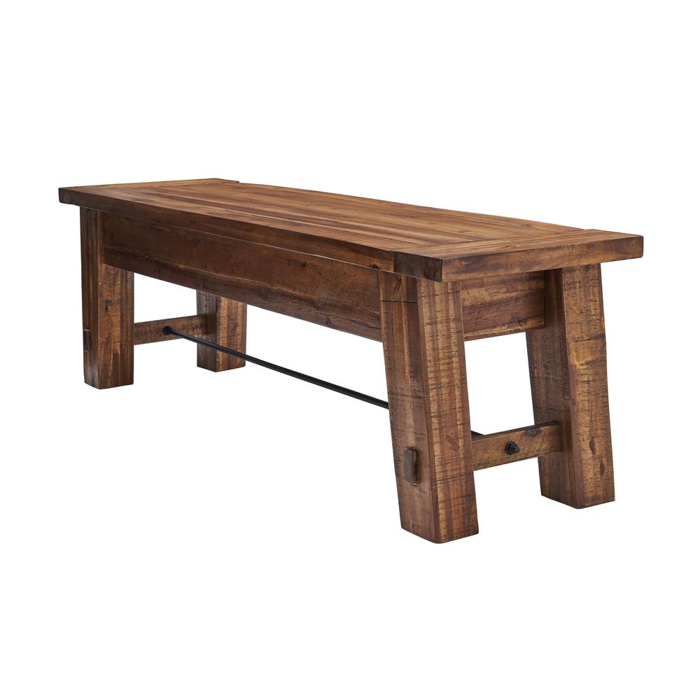 Durango 60"L Wood Entryway/Dining Bench. Picture 9