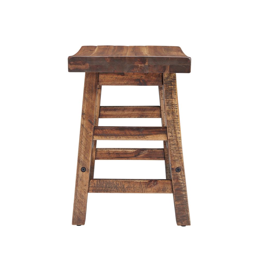 Durango 20"H Industrial Wood Dining Stool. Picture 9