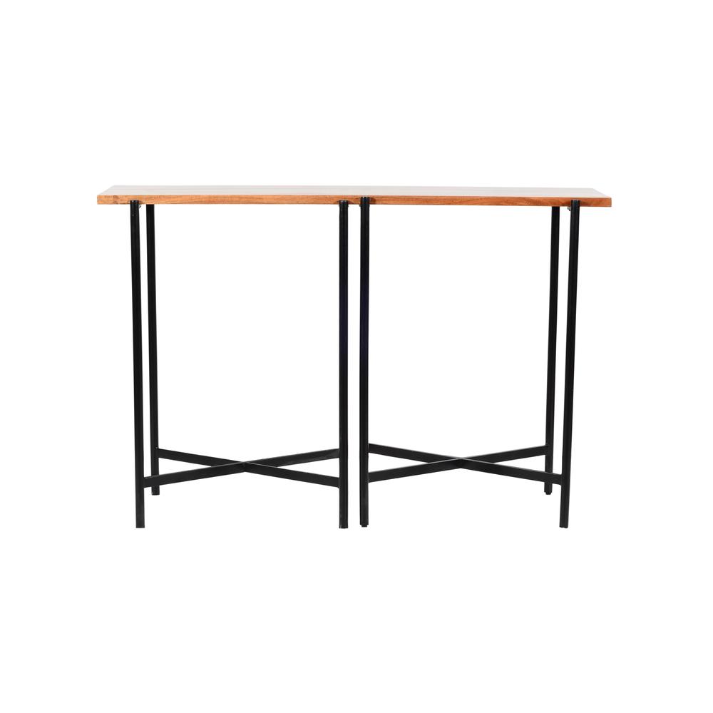 Rivers Edge 48" Acacia Wood and Acrylic Console/Entryway Table. Picture 10