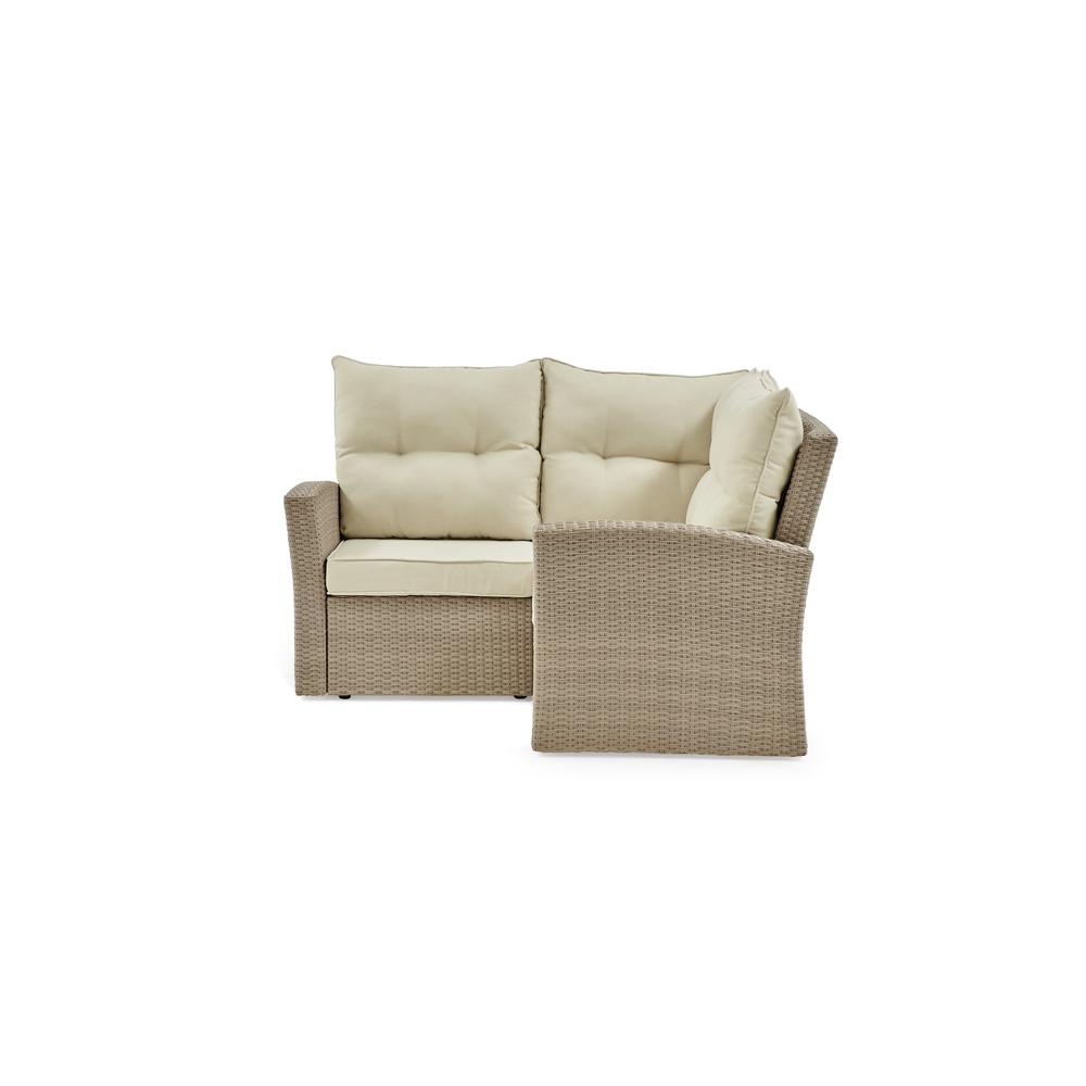 Canaan All-Weather Wicker Corner Sectional Sofa with Cushions. Picture 8