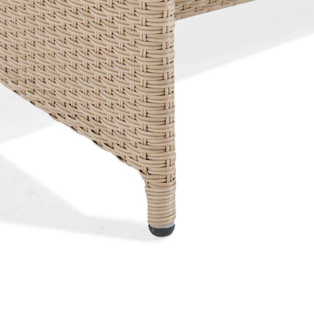 Canaan All-Weather Wicker Outdoor 26"H Cocktail Table. Picture 19