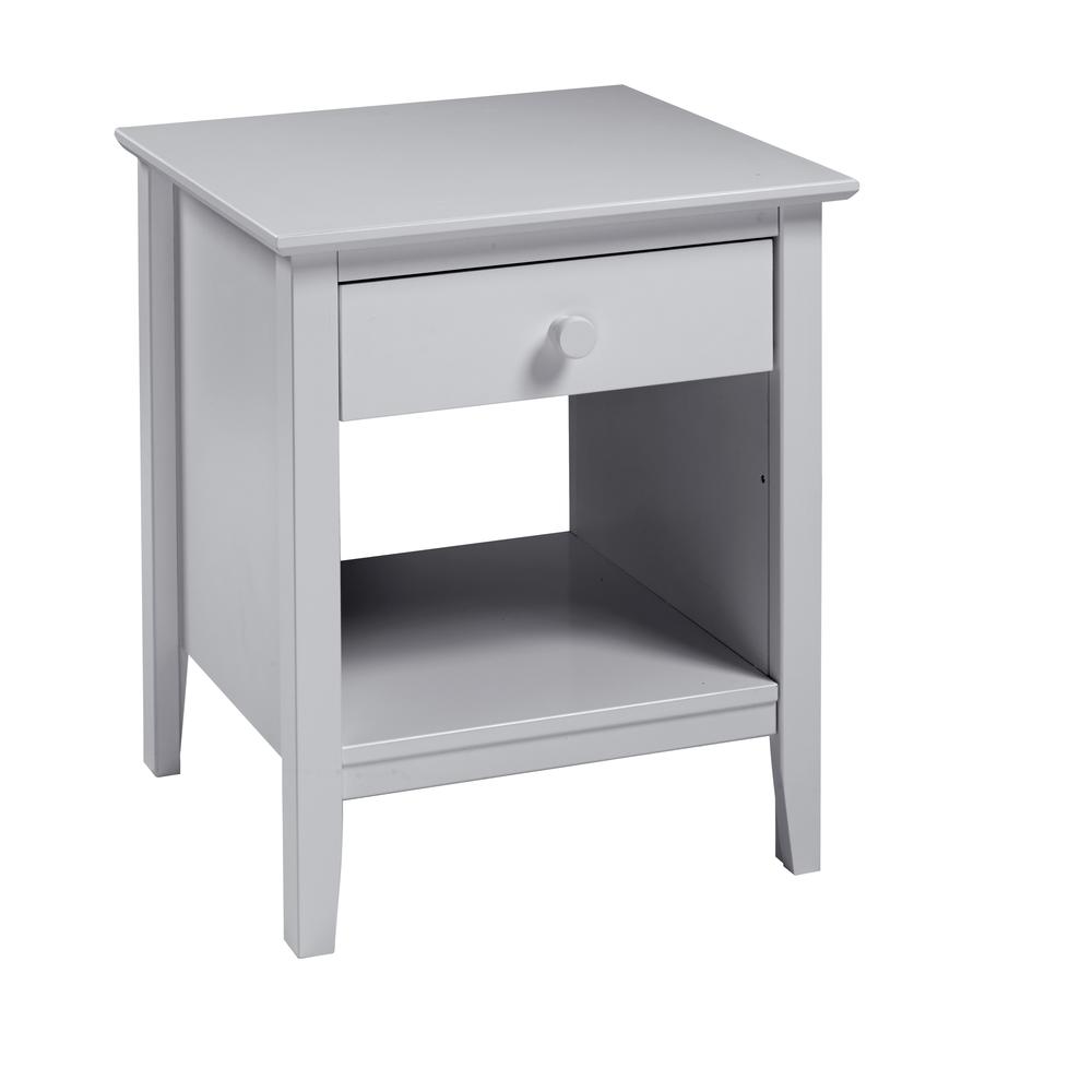 Simplicity Nightstand, Dove Gray. Picture 7