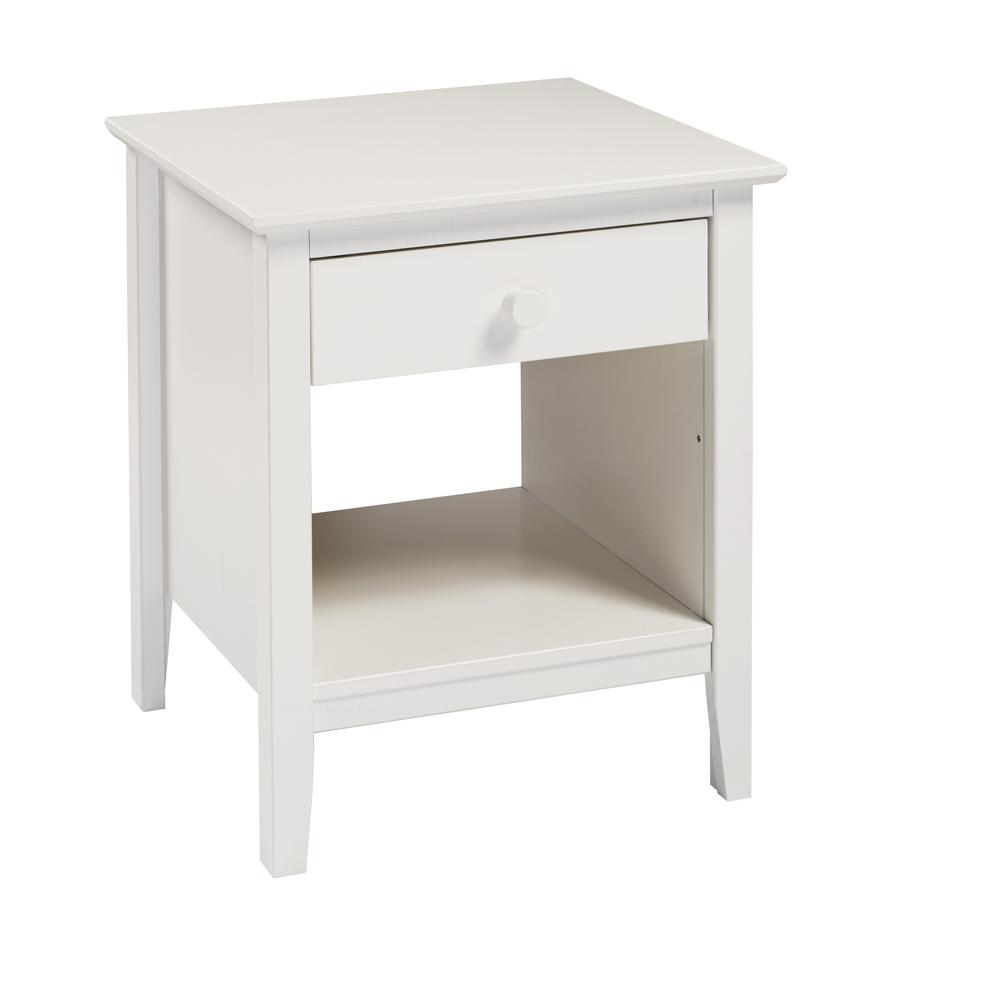 Simplicity Nightstand, White. Picture 7