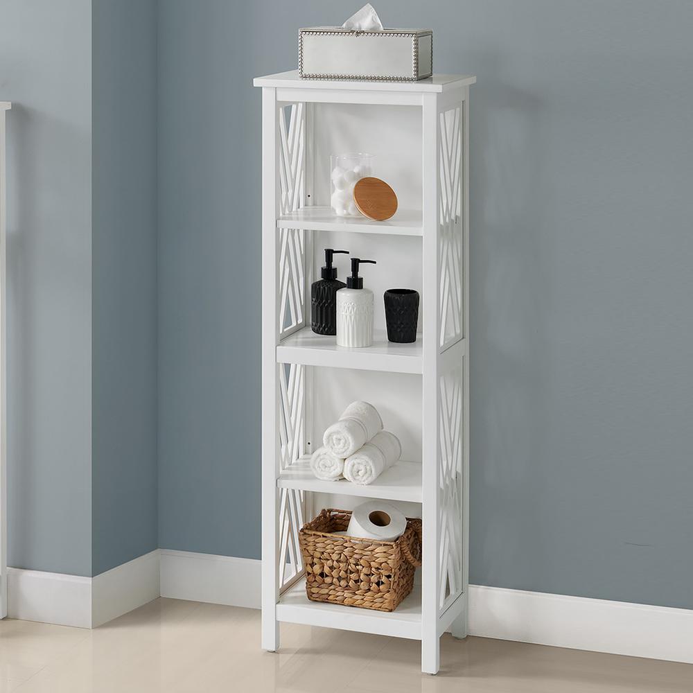 Coventry 16"W x 48"H Bath Tall Storage Shelf. Picture 2