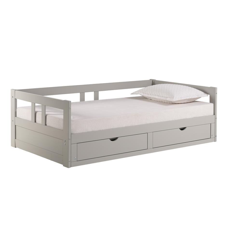 Melody Twin to King Extendable Day Bed with Storage. Picture 3