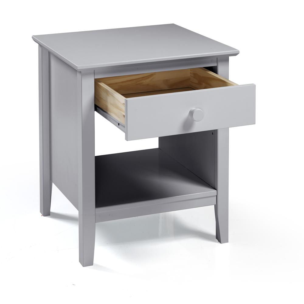 Simplicity Nightstand, Dove Gray. Picture 8