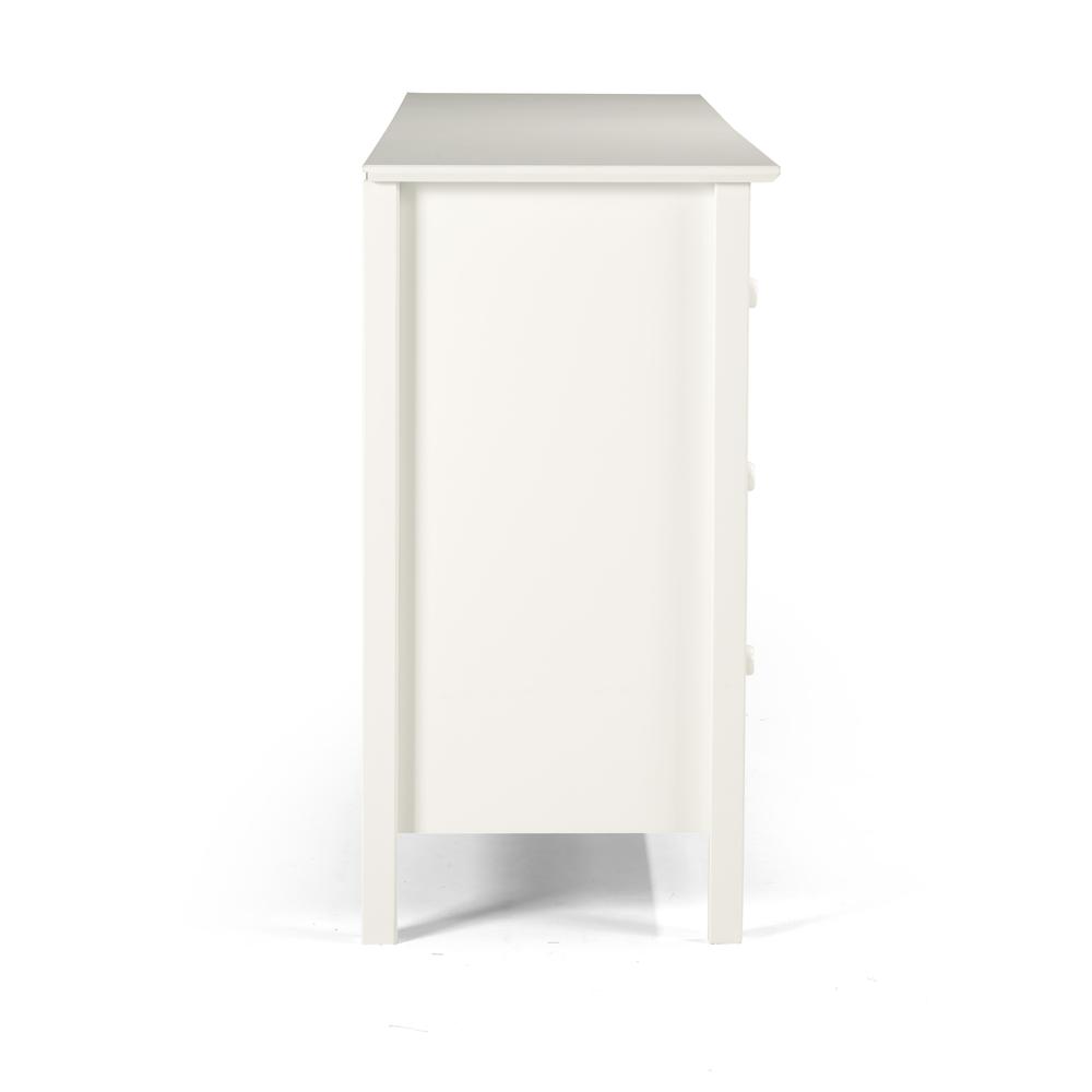 Simplicity 6-Drawer Dresser, White. Picture 5