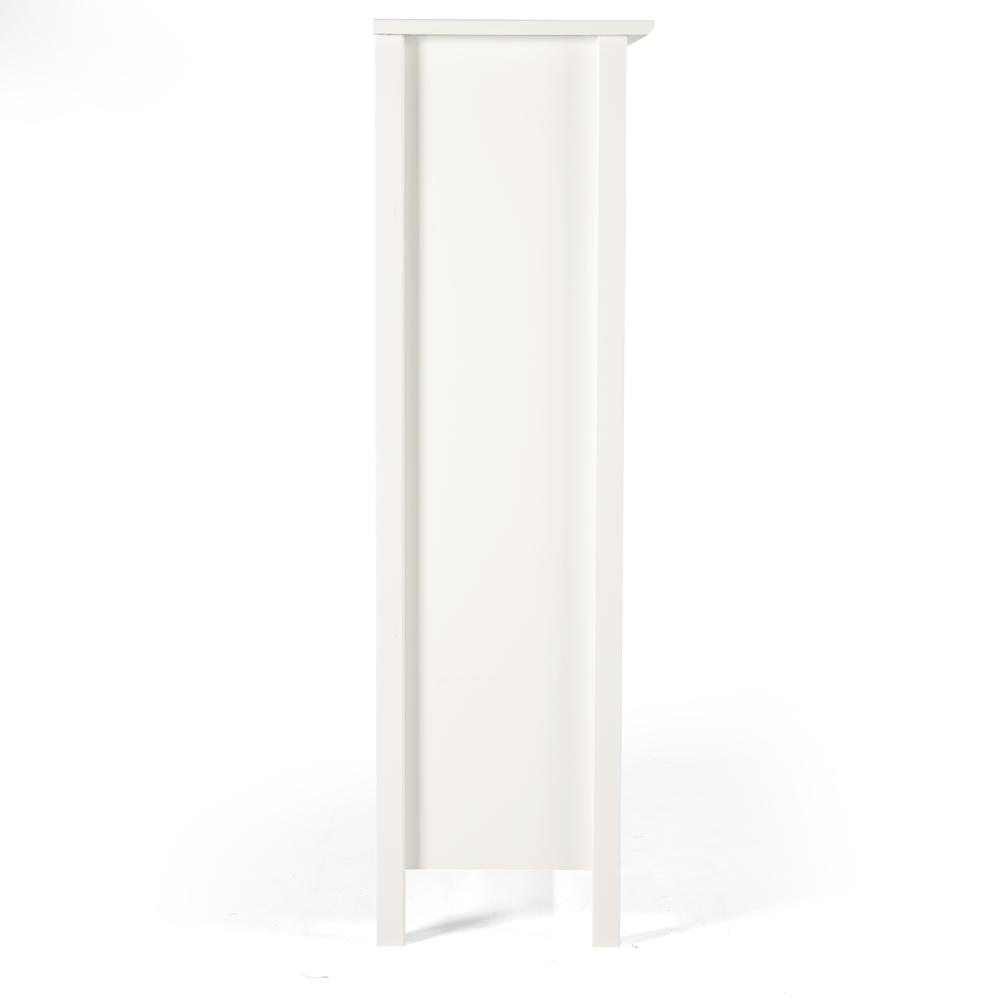 Simplicity Tall Bookcase, White. Picture 4