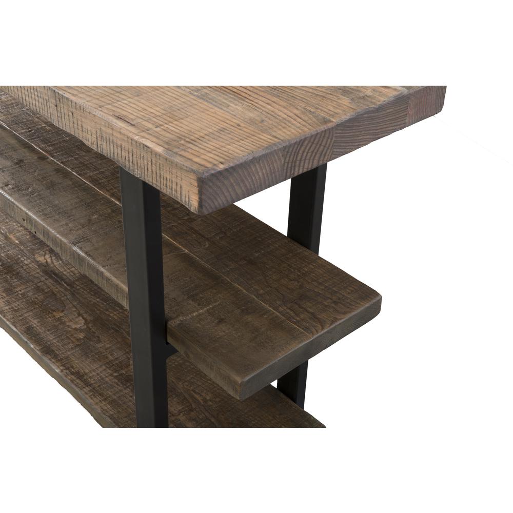 Pomona 48" Metal and Reclaimed Wood Media/Console Table. Picture 6