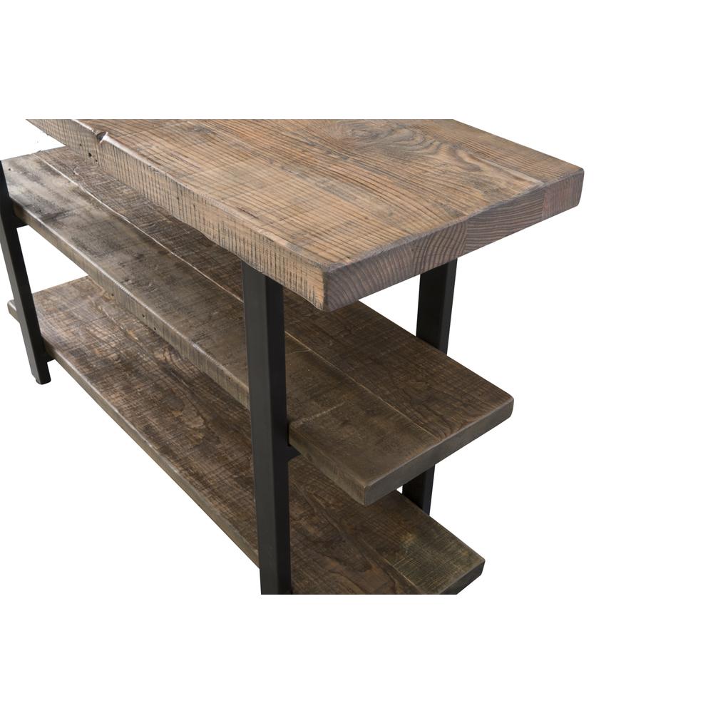 Pomona 48" Metal and Reclaimed Wood Media/Console Table. Picture 8