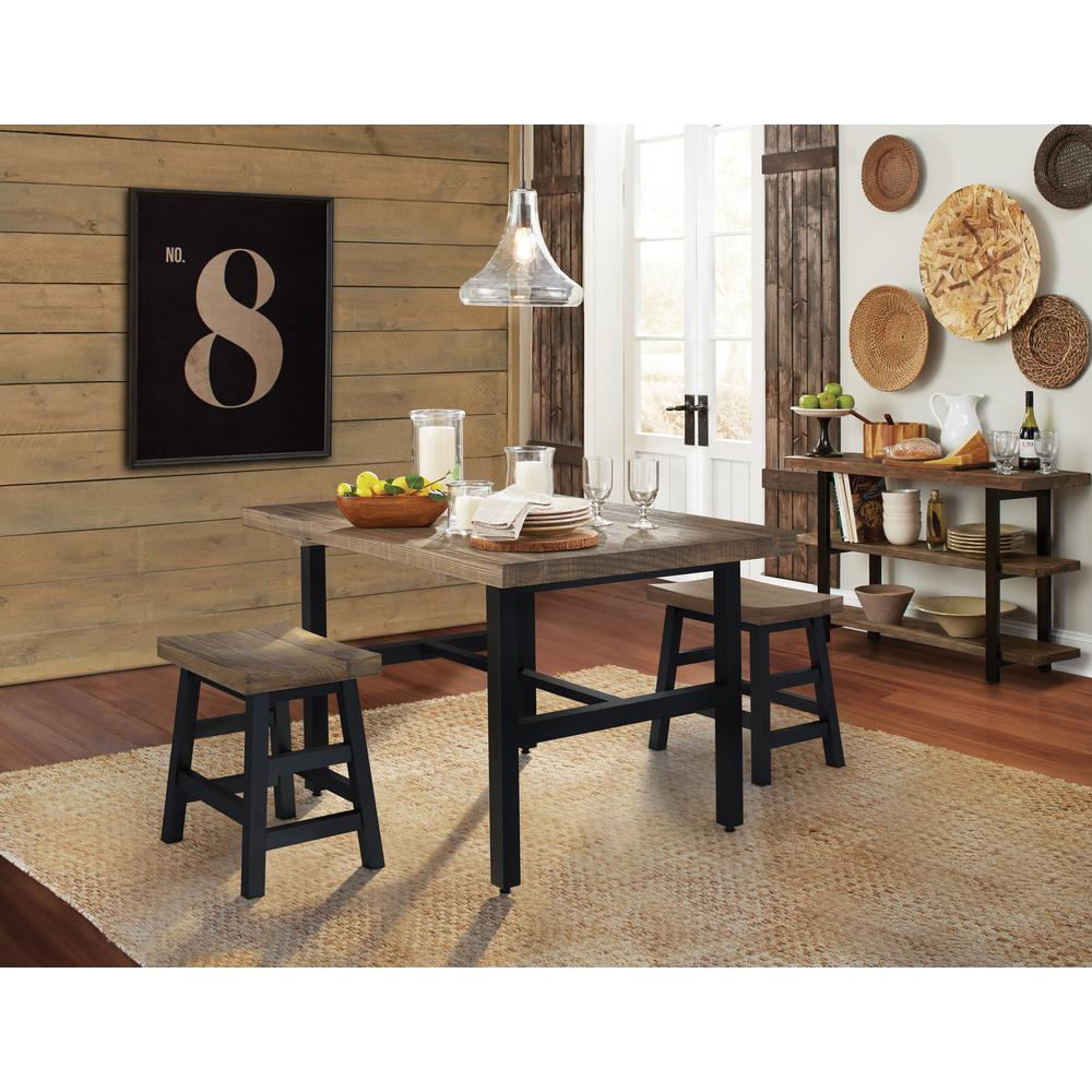 Pomona - Reclaimed Wood 20"H Barstool. Picture 8