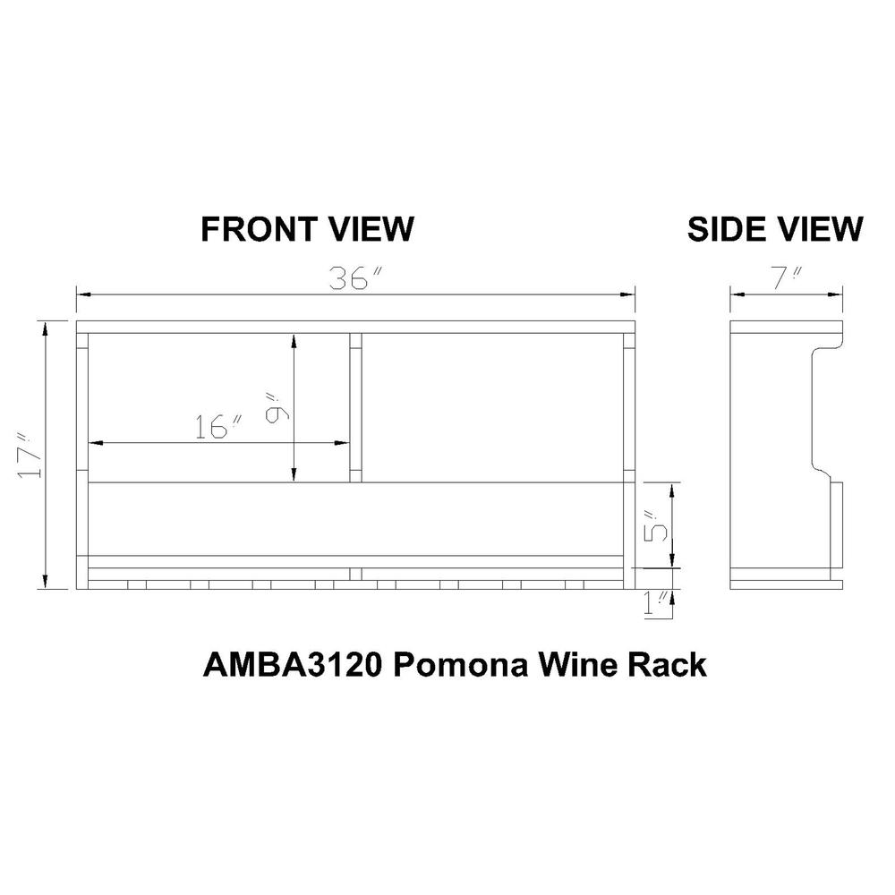 Pomona - Reclaimed Wood Wine Rack. Picture 4