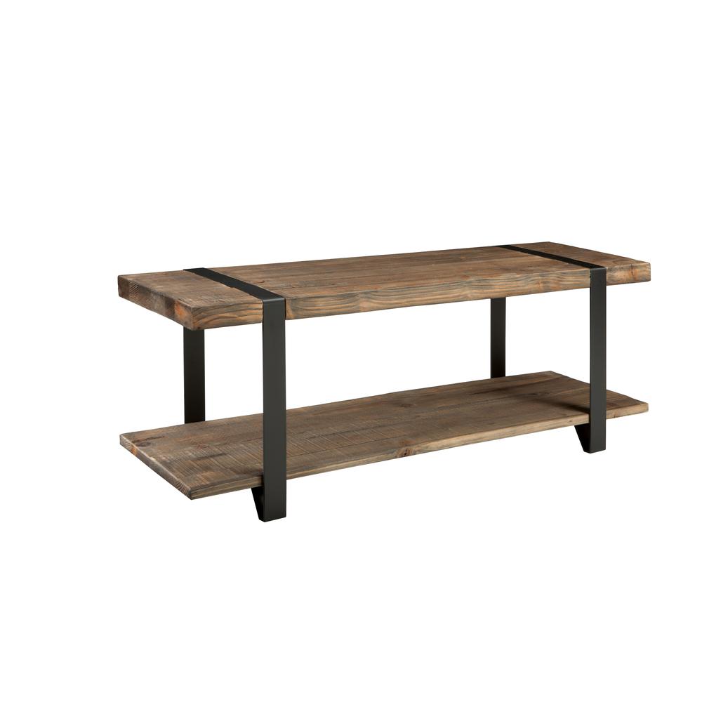 Modesto 48"L Reclaimed Wood Entryway Bench. Picture 2