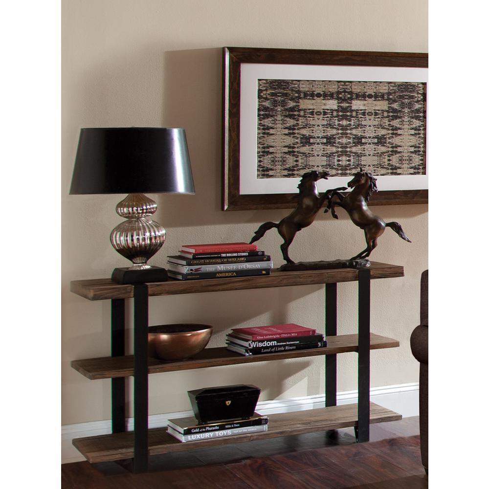Modesto 48"L Reclaimed Wood Media/Console Table. Picture 4
