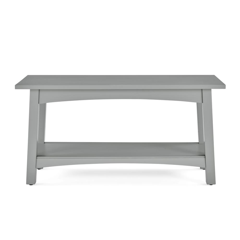 Craftsbury 36"W Wood Entryway Bench, Gray. Picture 4