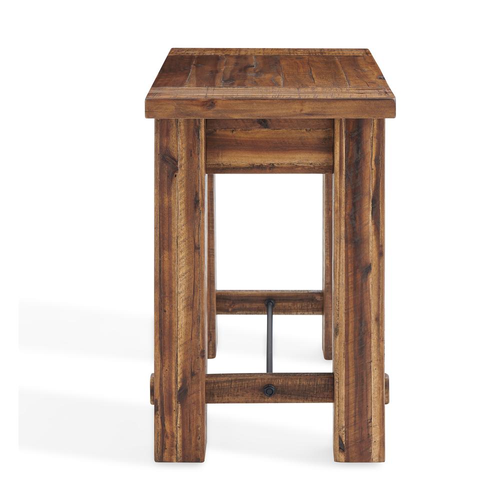 Durango 27"W Industrial Wood End Table. Picture 4