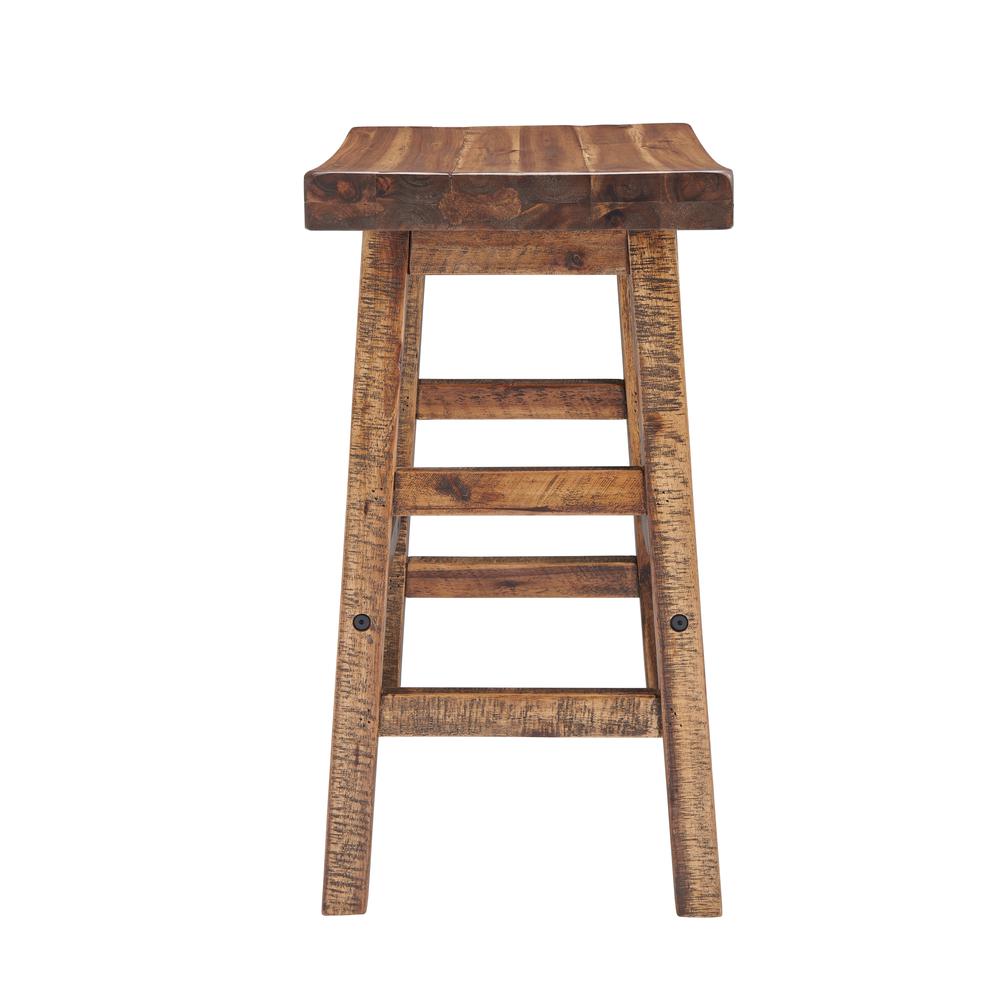 Durango 26"H Industrial Wood Counter-Height Stool. Picture 3