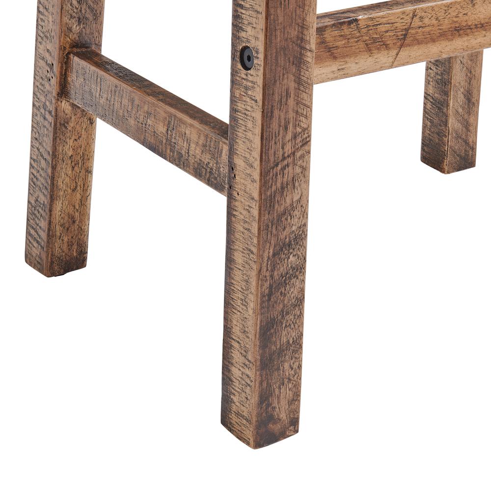 Durango 26"H Industrial Wood Counter-Height Stool. Picture 4