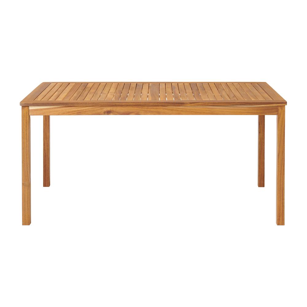 Okemo Acacia Wood Outdoor Dining Table. Picture 1