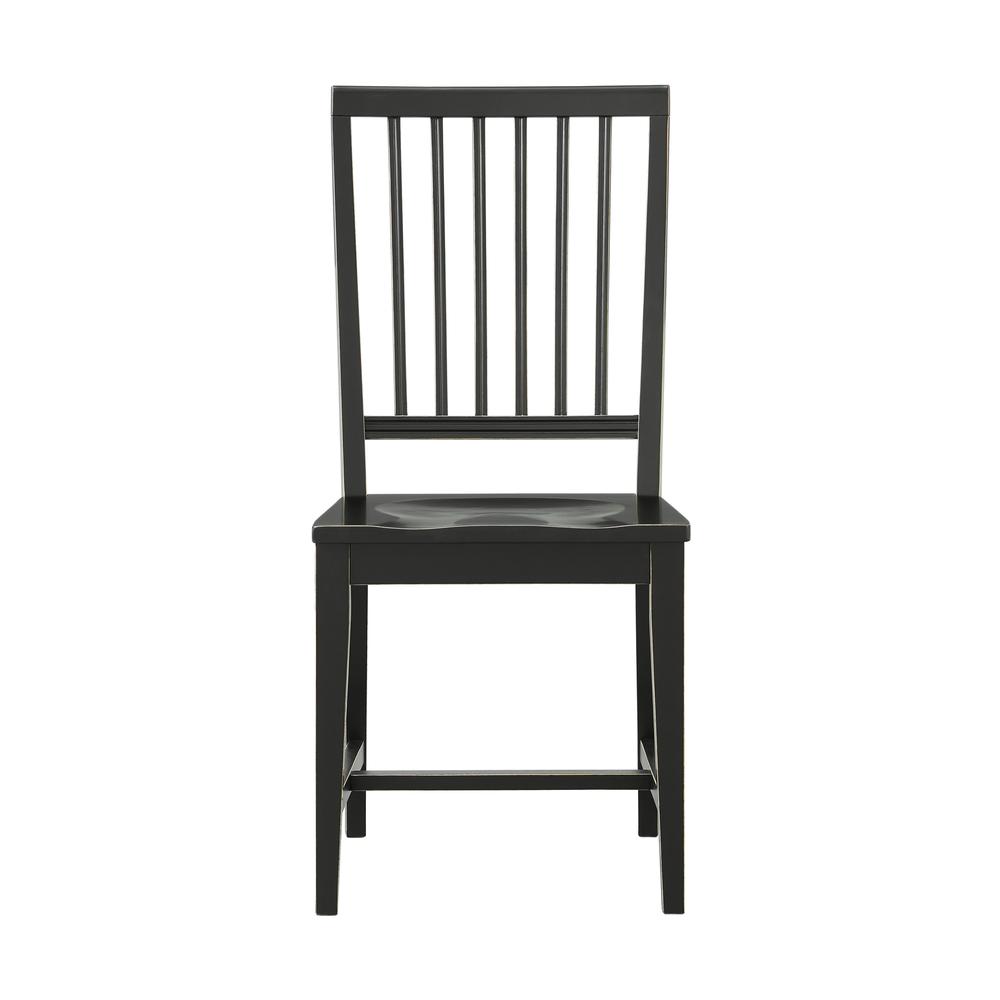 Vienna Wood Dining Chairs, Black (Set of 2). Picture 2