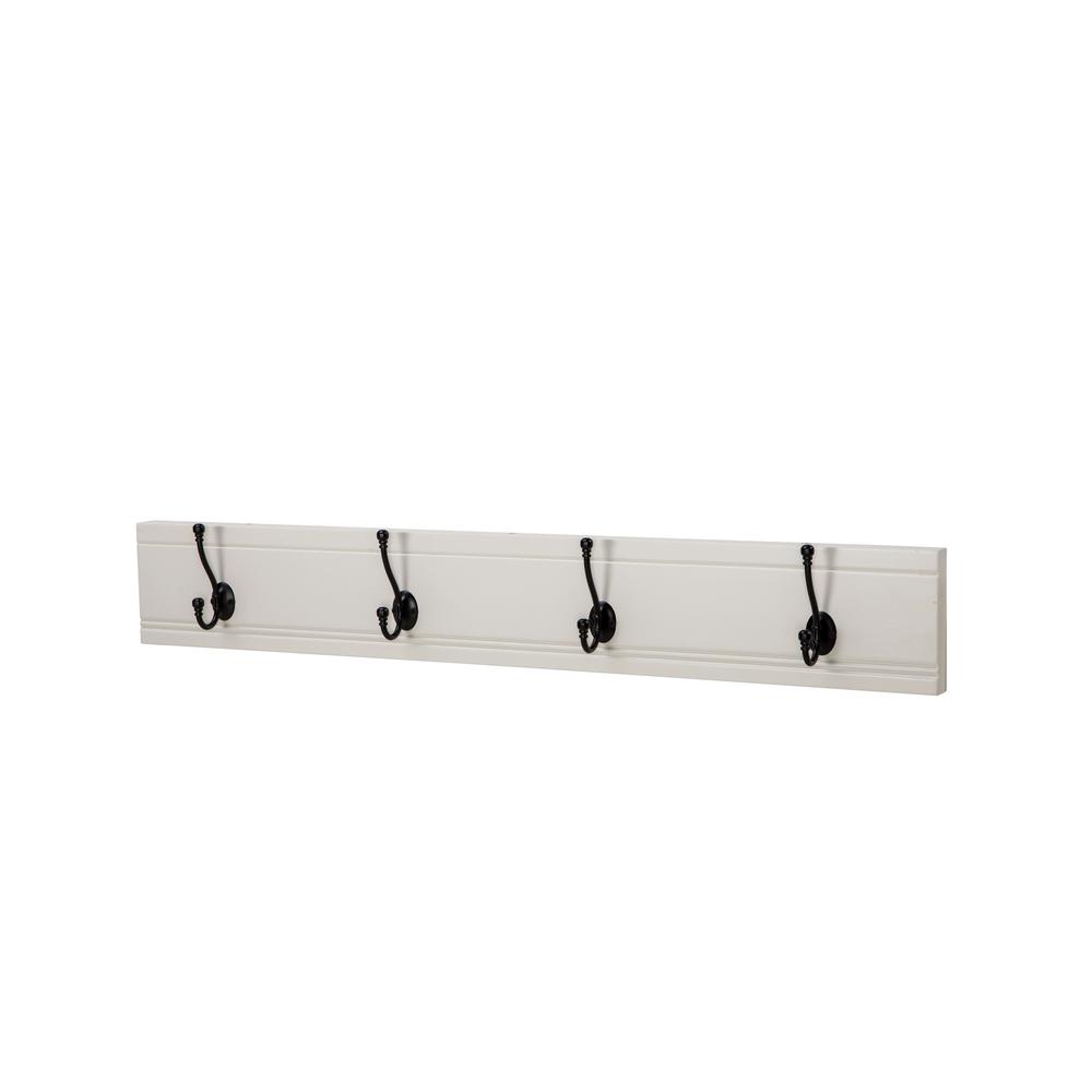 Savannah Coat Hook with Bench Set, Ivory. Picture 2