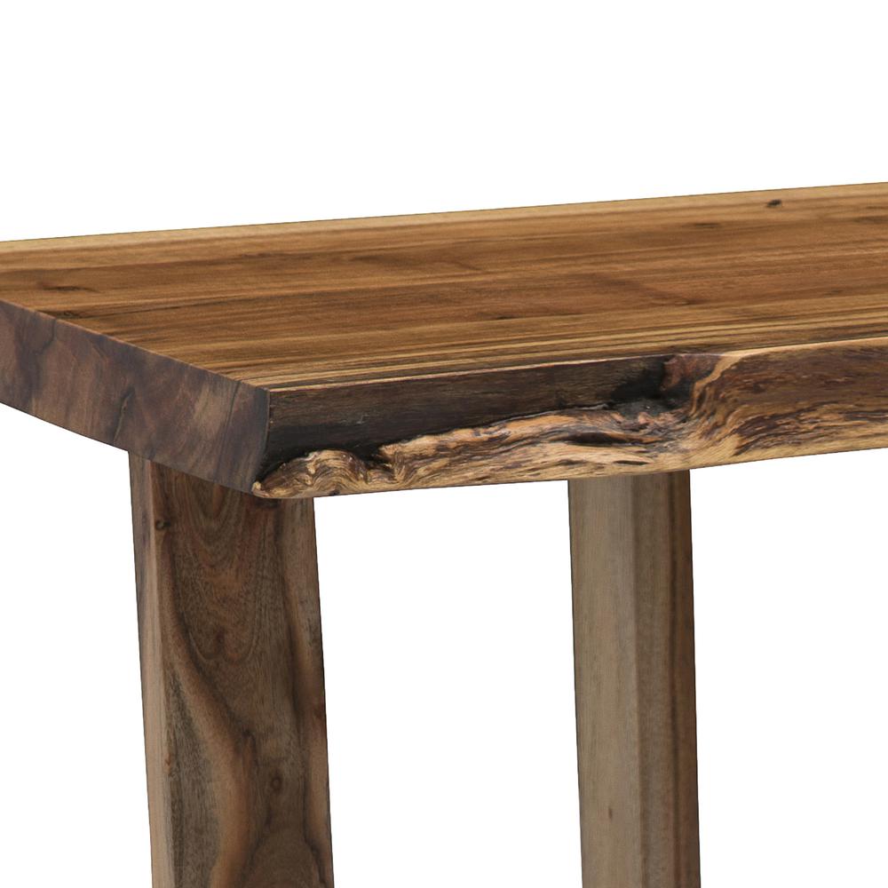 Berkshire Natural Live Edge Wood Media Console Table. Picture 3