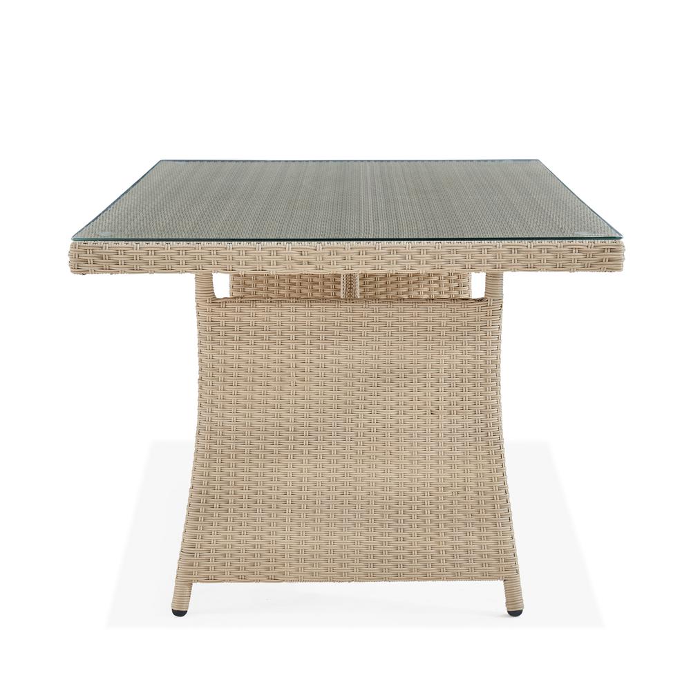 Canaan All-Weather Wicker Outdoor 26"H Cocktail Table. Picture 5