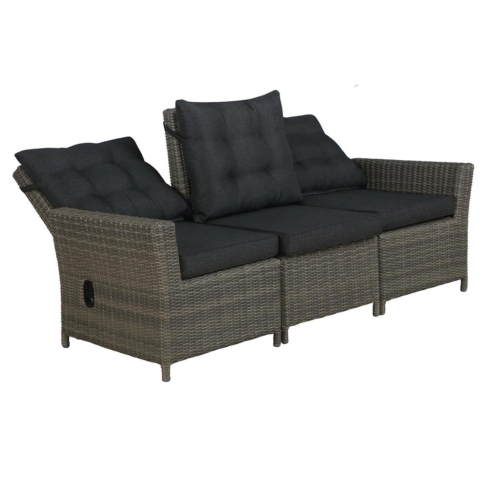 Asti All-Weather Wicker 6-Piece Outdoor Seating Set. Picture 7