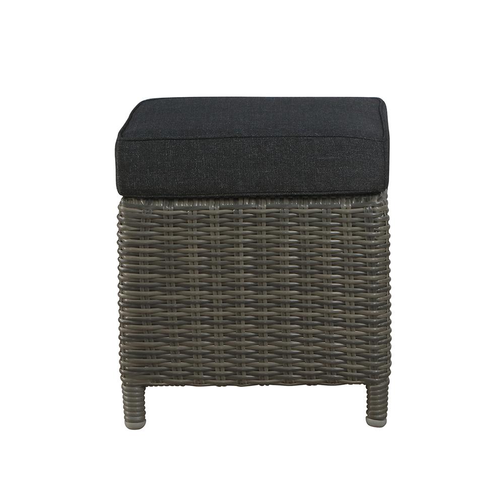 Asti All-Weather Wicker 4-Piece Outdoor Seating Set with Two Reclining Chairs and Two Ottomans. Picture 11